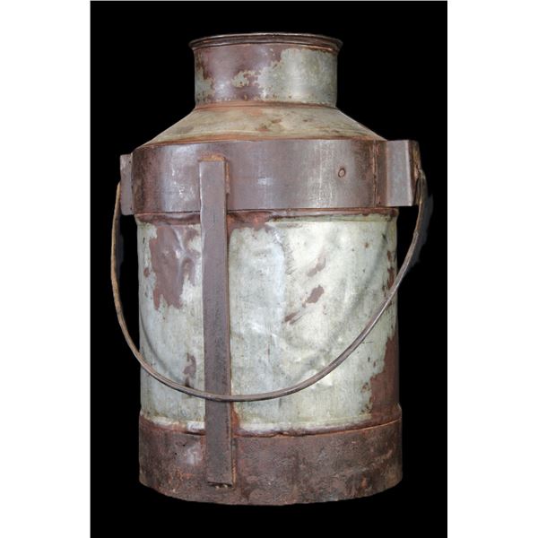 Antique Milk/Water Can With Handle- 21.5" X 13"