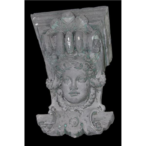 Antique Concrete Architectural Corbel- French- 20.5" X 15.5"
