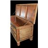 Image 2 : Carved Walnut Blanket Chest- 18" X 48.5" X 17"