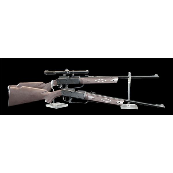 2 Daisy Powerline 880 BB Guns- .177- 19" Barrels- Scope- New Condition