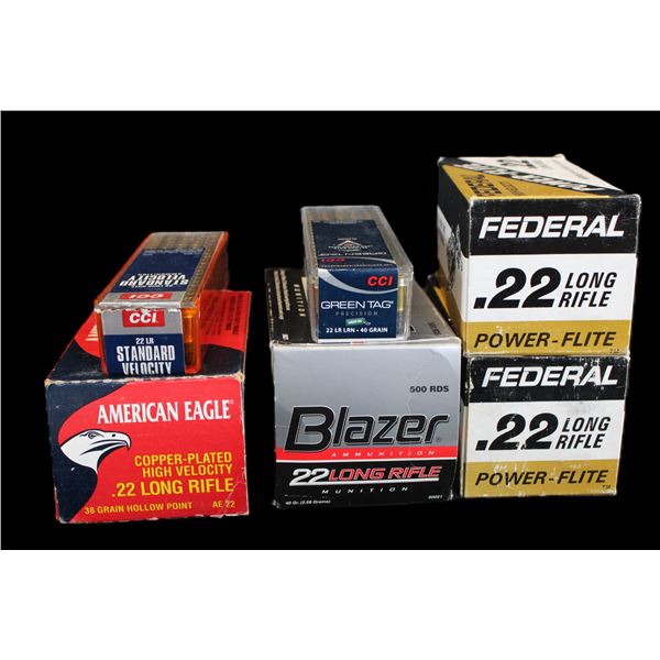 2200 Rounds Of .22  LR Ammo