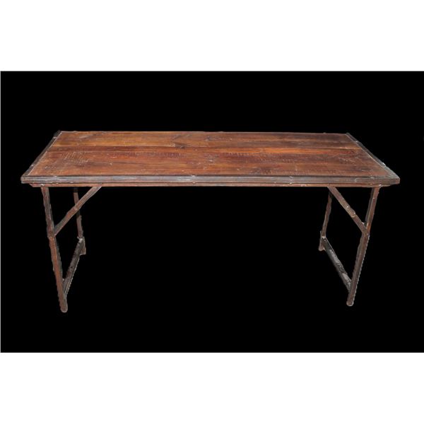 Vintage Folding Table- 28.5" X 60" X 24.5"