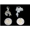 Image 2 : 8 Misc. Cowboy Fobs- One Is Silver- Ernie Morris Collection
