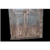Image 3 : 2 Heavy Duty Wooden Doors And Frame- Hand Forged Hardware- Great Patina- Complete Unit- 93" X 47"
