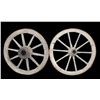 Image 1 : Two 28" Wagon Wheels