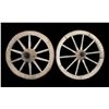 Image 2 : Two 28" Wagon Wheels