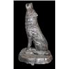 Image 1 : Cast Aluminum Howling Wolf- 42"H X 28" X 20" Base- Can Be Bolted Down