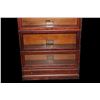 Image 3 : Globe- Wernicke 6 Stacker Lawyers Bookcase- Drawer In Bottom- Good Condition- #84" X 34" X 11.5"