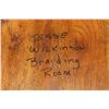 Image 2 : 4 Unmatched Wooden Chairs- One Is Marked "Jesse Wilkinson Braiding Room"- Ernie Morris Collection