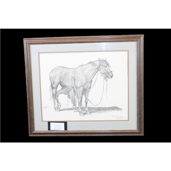Limited Edition Pencil Print By Ernest Morris And Martin K Morris- "The Outlaw"- 1/500- Certificate 