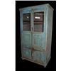 Image 1 : Large Primitive 4 Door Cabinet- Original Paint- Shelves- 78.5" X 42" X 24"- Neat Piece
