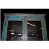 Image 2 : Large Primitive 4 Door Cabinet- Original Paint- Shelves- 78.5" X 42" X 24"- Neat Piece