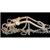 Image 2 : Mexican Silver Inlaid Bit- Ported With Rollers- Slobber Bar- Rein Chains- Fair Condition