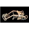 Image 4 : Mexican Silver Inlaid Bit- Ported With Rollers- Slobber Bar- Rein Chains- Fair Condition