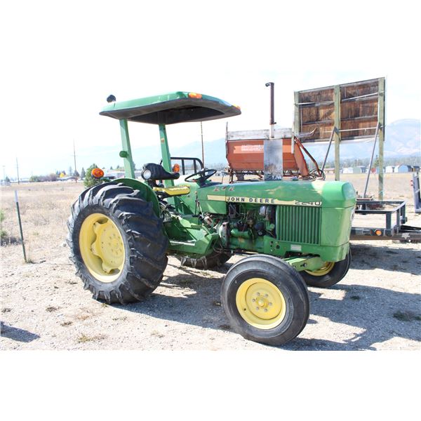 John Deere 2240 Diesel Tractor-50 HP- 1976-1982- 3 Cylinder- 2996 Hours- Roll Bar/Sunshades- Hydraul