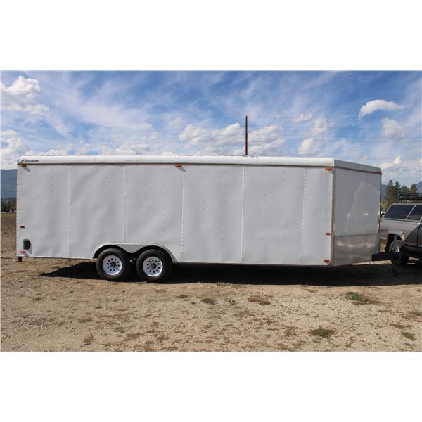2005 Charmac Tri Sport Cargo/Snowmobile Trailer- Tandem Axle- 28' X 8' X 6'6"H- Rear Ramp- Escape Do