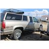 Image 4 : 1998 Chevy Silverado 2500 4WD Diesel Pickup- Turbo- 120236 Miles- Matching Snugtop Topper With Lugga