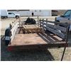 Image 3 : 1987 Home Made 16' X 6' Flatbed Trailer- Heavy Duty- Poor Rubber- Better Built Diamond Plate Toolbox