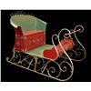 Image 1 : Ornamental Metal Christmas Sleigh- 60" X 80" X 41"