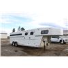 Image 3 : 2005 Trails West Classic II 4 Horse Gooseneck Trailer- Mid Tack With Swing Out Saddle Racks- Water T
