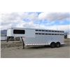 Image 14 : 2003 Sundowner Aluminum Gooseneck Stock Trailer With Front Storage Tack Room