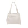 Image 1 : Chanel White Caviar Leather Tote Bag