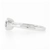 Image 7 : NEW Platinum GIA 1.06 ctw Pear Sideways Bezel Diamond Solitaire Engagement Ring