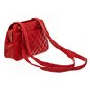 Image 3 : Chanel Red Lambskin CC Front Pocket Shoulder Bag
