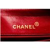 Image 8 : Chanel Red Lambskin CC Front Pocket Shoulder Bag