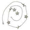 Image 5 : Tiffany & Co. 18k Gold Diamond Starfish Station Necklace w/ Stud Earrings Set