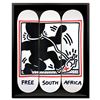 Image 1 : Free South Africa by Keith Haring (1958-1990)