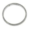 Image 2 : Antique 18K White Gold 2.3mm Engraved Wheat Work Eternity Stackable Band Ring