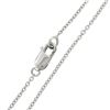 Image 8 : 14k White Gold GIA .27 ctw Rectangular Light Green Diamond Solitaire Pendant Cha
