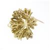 Image 4 : Vintage 18k Yellow Gold White Pearl Cluster Flower Bouquet Circle Pin Brooch