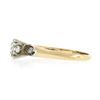 Image 6 : Antique Edwardian 14K TT Gold 0.53 ctw Cushion Peruzzi Cut Diamond Engagement Ri
