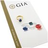 Image 2 : 18K Gold 2.95 ctw GIA Burma No Heat Oval Blue Sapphire Diamond Halo Cocktail Rin