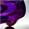 Image 8 : Dutch Schulze Blown Glass Amethyst Dreamscape Vase, Signed