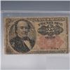 Image 2 : 2pc 1874 25 Cents "Fractional Currency" 5th Series Banknote