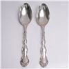 Image 1 : 2pc Gorham Sterling Silver Soup Spoons, Strasbourg