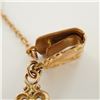 Image 8 : 10K Gold R.J.P. Engraved Pocket Watch Chain