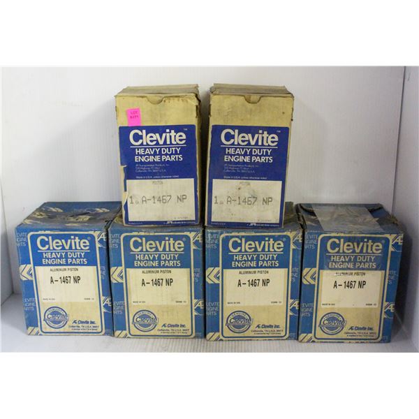 CLEVITE A-1467NP PISTON LOT X6 UNKNOWN APP