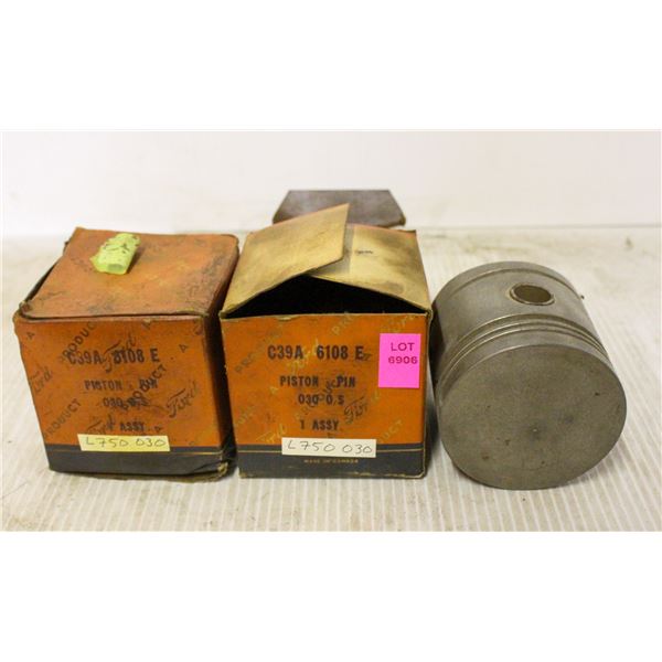 FORD C39A-6108E PISTONS 2 FLATHEAD V8 .030