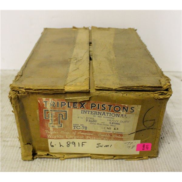 TRIPLEX TC-78 PISTON SET 6 INTL RD361 SEMI