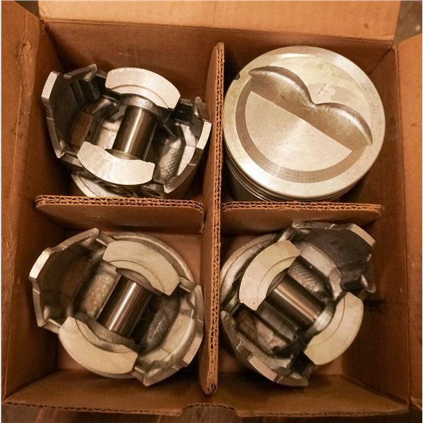 PERFECT CIRCLE L2149F PISTON LOT 4 FORD 352 V8 58-