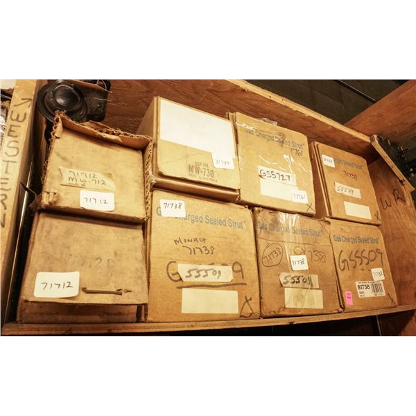 SHELF LOT – GAS CHARGED STRUTS & SHOCKS
