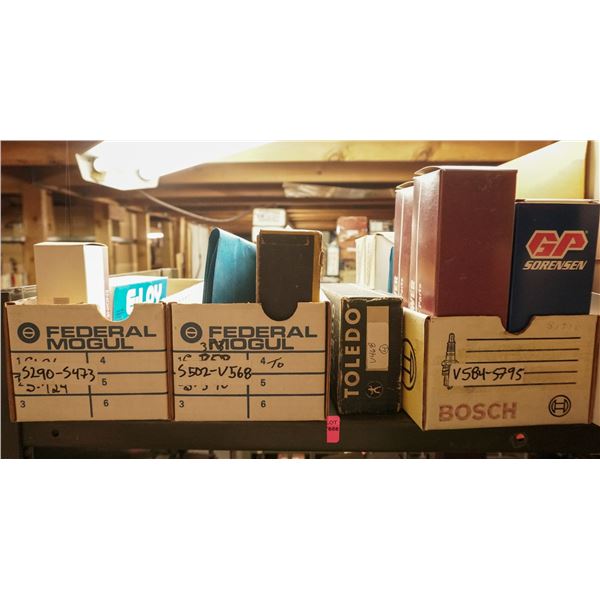 1/2 SHELF LOT - ASSORTED ENGINE VALVES