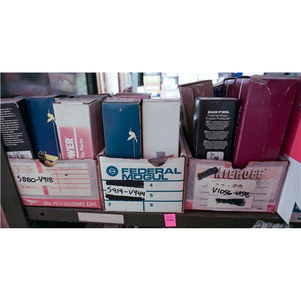 1/2 SHELF LOT - ASSORTED ENGINE VALVES