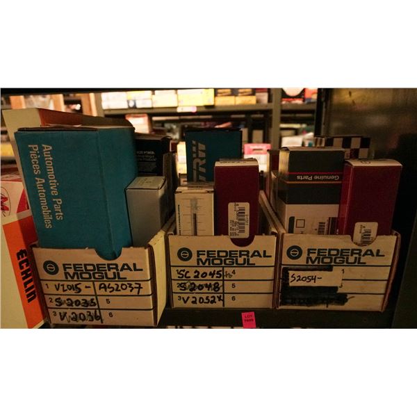 1/2 SHELF LOT - ASSORTED ENGINE VALVES