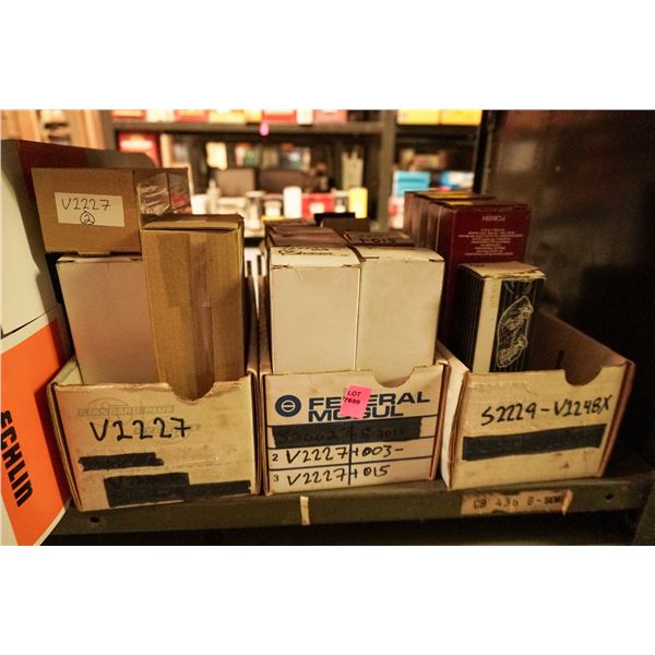 1/2 SHELF LOT - ASSORTED ENGINE VALVES