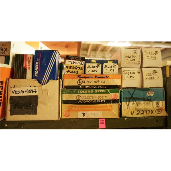 1/2 SHELF LOT - ASSORTED ENGINE VALVES